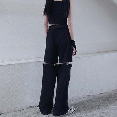 Pantalon x Short noir coréen