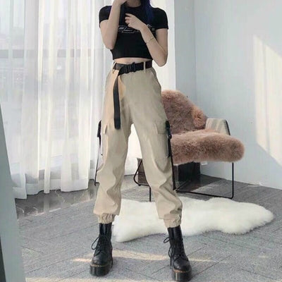 Pantalon Kpop beige