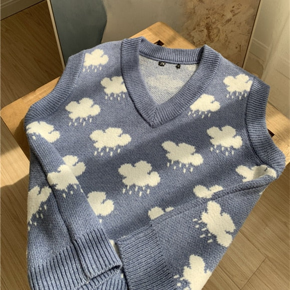 Pull coréen nuages - KoreanxWear