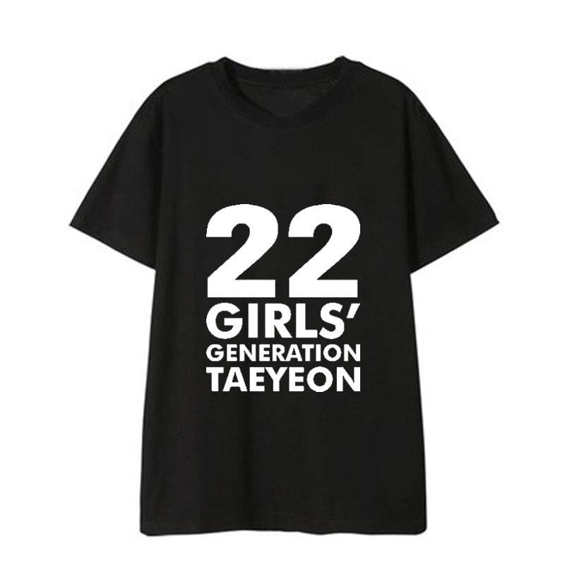 Girls Generation T-Shirt – 10. Jahrestag Schwarz