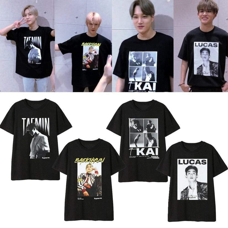 KPOP T-Shirt - Super M Mitglied